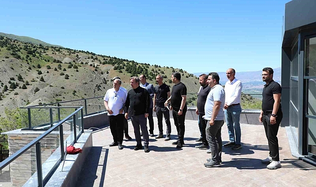 Erzincan Valisi Hamza Aydoğdu Ergan Dağında incelemelerde bulundu