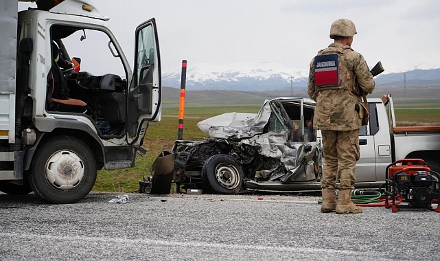 Erzurum jandarma bölgesinde bir ayda 23 trafik kazası