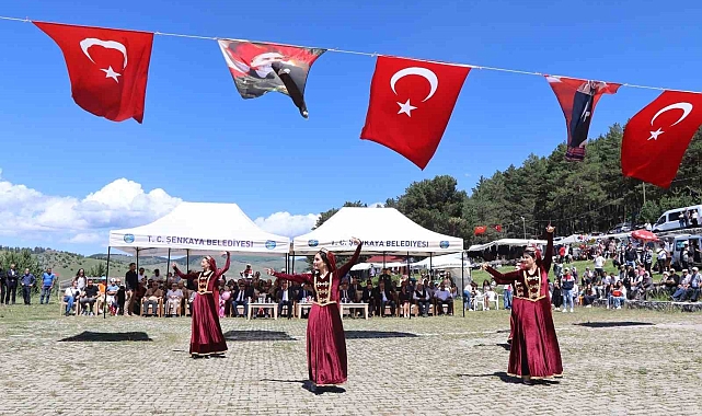 Erzurum Şenkaya'da festival coşkusu