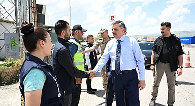 Erzurum Valisi Mustafa Çiftçi, uygulama noktalarını denetledi