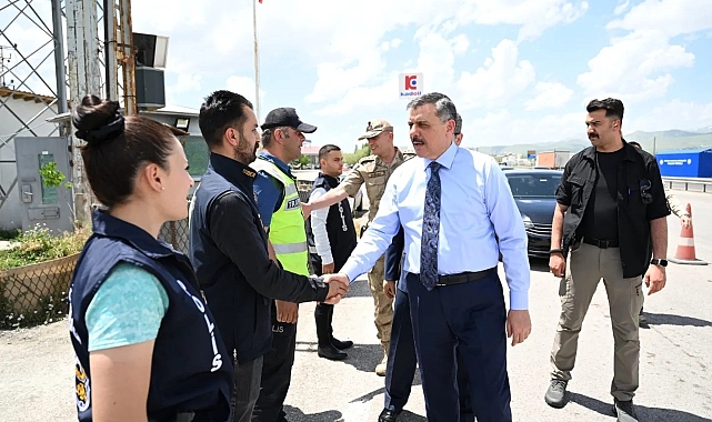 Erzurum Valisi Mustafa Çiftçi, uygulama noktalarını denetledi