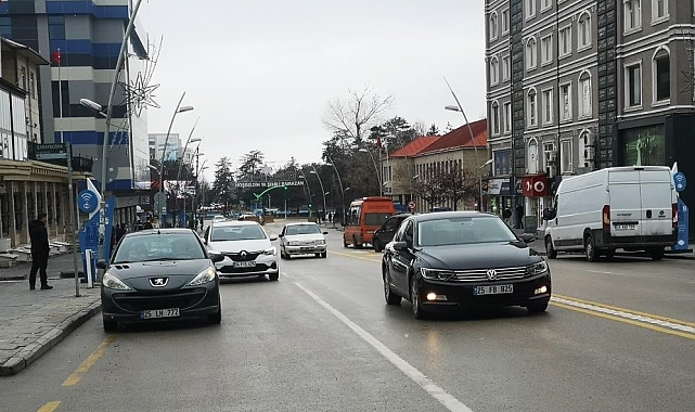 Erzurum'da Trafiğe kayıtlı kaç araç var?