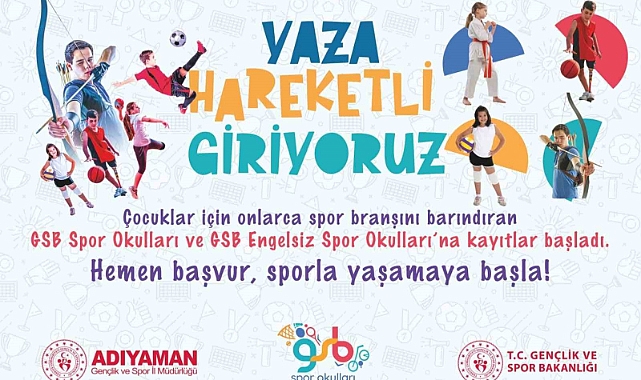 GSB Spor okullarına kayıtlar başladı