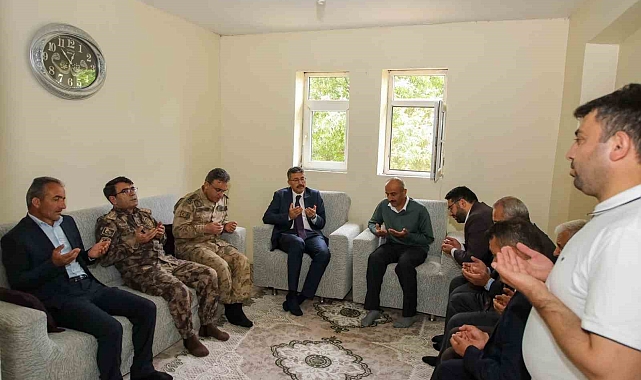 Hakkari Valisi Ali Çelik: "Devletimiz her zaman şehit ailelerimizin yanındadır"