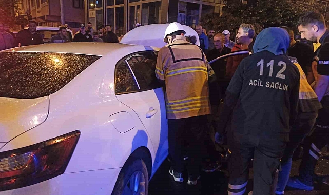 İki aracın karıştığı kazada bilanço 2 yaralı