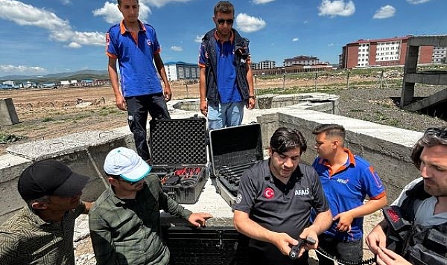 Kars AFAD'tan arama ve kurtarma eğitimi