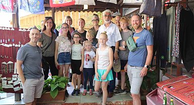 Kemaliye ilçesi Amerikalı turistleri ağırladı