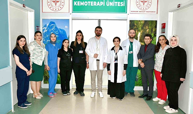 Kemoterapi ünitesi açıldı Hakkari Devlet Hastanesinde