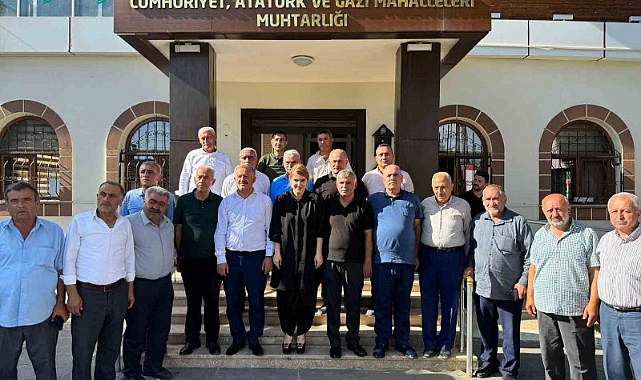 Mahalle Muhtarlarından Milletvekili Ölmeztoprak’a teşekkür