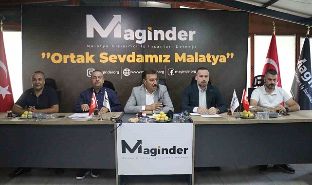 Malatya Girişimci İş İnsanları Derneği'nden Milletvekili Tüfekci'ye sorunları içeren dosya verildi