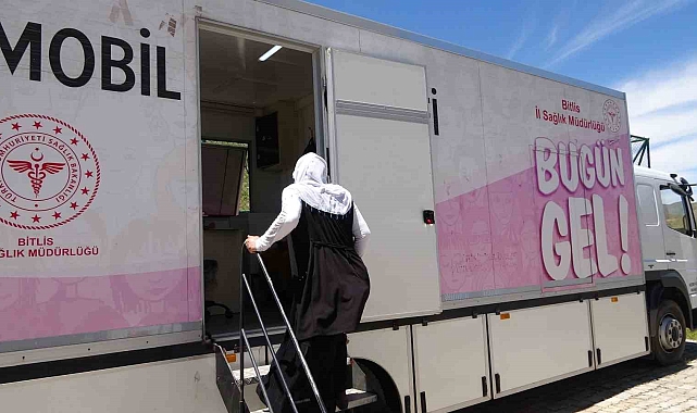 Mobil KETEM tırıyla köy köy gezip tarama yapılıyor
