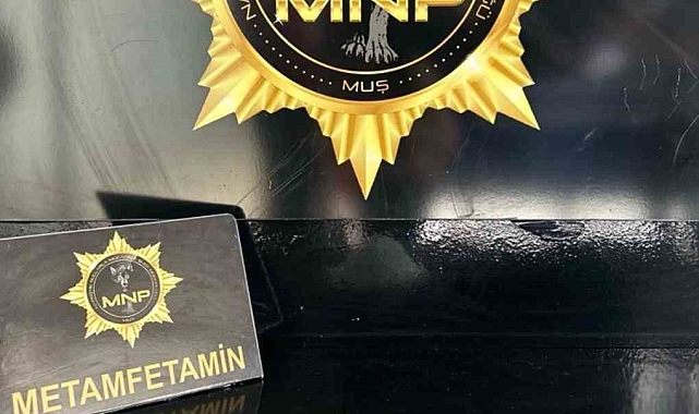 Muş Emniyet Müdürlüğü ekiplerİ 750 gram metamfetamin maddesi ele geçirildi