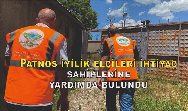 Patnos iyilik elçileri ihtiyaç sahiplerine yardımda bulundu