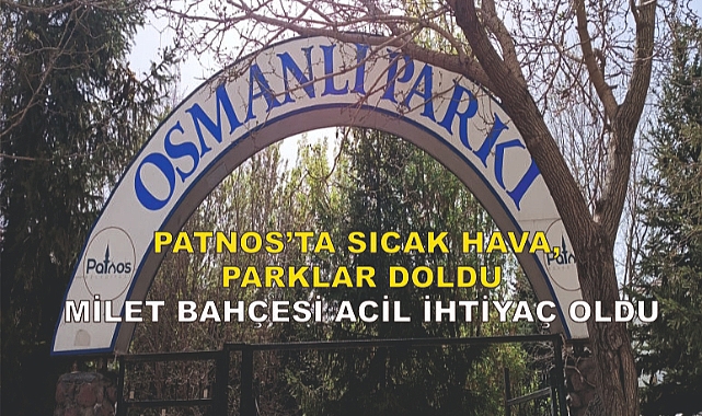 Patnos'ta Sıcak Hava Parkları Dolduruyor: Milet Bahçesi Acil İhtiyaç Oldu!