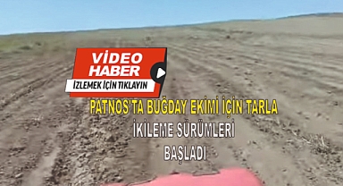 Patnos'ta buğday ekimi için tarla ikileme sürümleri başladı