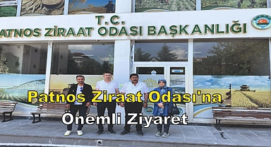 Patnos Ziraat Odası'na Önemli Ziyaret