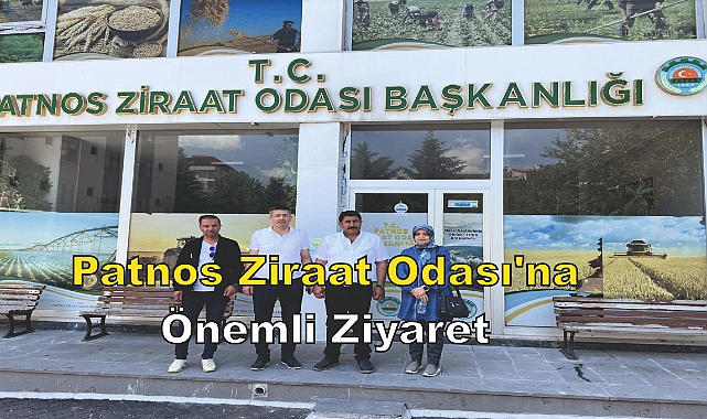 Patnos Ziraat Odası'na Önemli Ziyaret