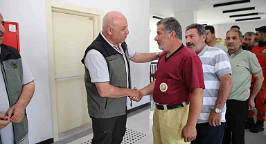Personel buluşması Orman Bölge Müdürlüğü'nde