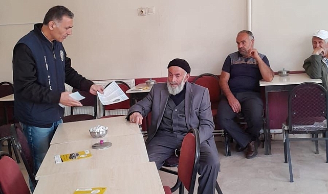 Polis Tortum'da vatandaşı bilgilendirdi