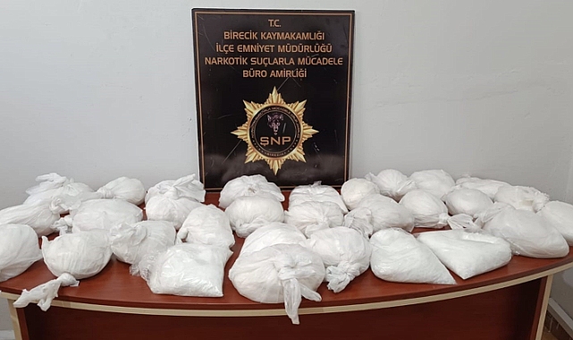 Şanlıurfa’da son 4 yılın en yüksek uyuşturucu miktarı ele geçirildi