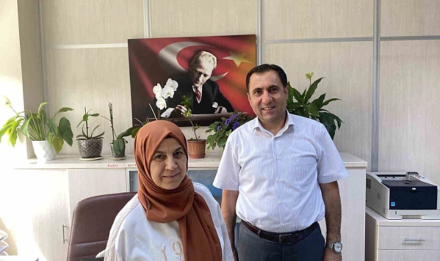 Şehit ailelerini iş yerlerinde ziyaret etti