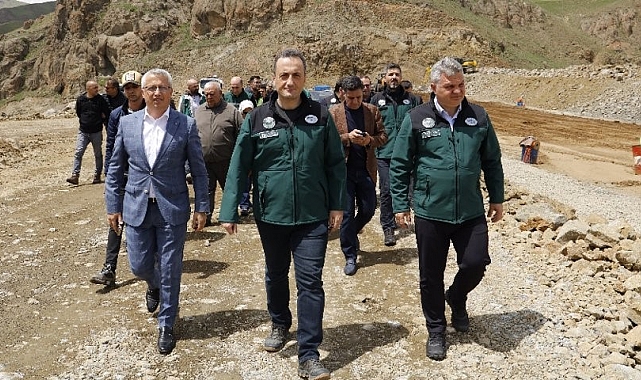 Şehitler Barajı'nın yapımı sürüyor