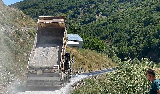 Sıcaklar asfaltı eritti Muş'ta