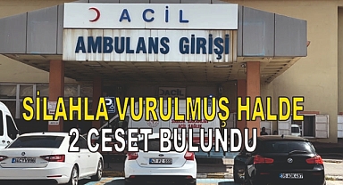 Silahla vurulmuş halde 2 ceset bulundu
