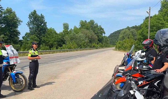 Sinop’ta jandarma trafik denetimi