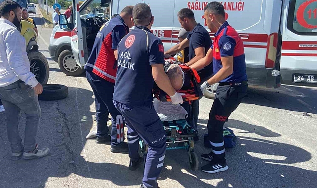 Trafik kazası: 2 yaralı