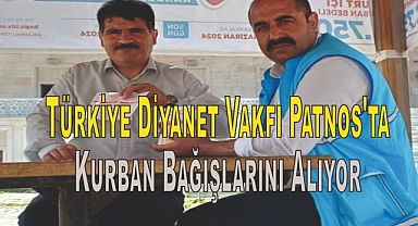 Türkiye Diyanet Vakfı Patnos'ta Kurban Bağışlarını Alıyor