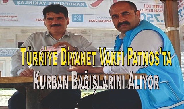 Türkiye Diyanet Vakfı Patnos'ta Kurban Bağışlarını Alıyor