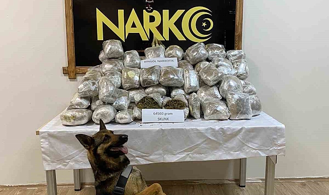 Uyuşturucu Operasyonu 64 kilo ele geçirildi: 1 tutuklama