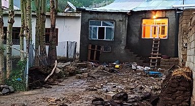 Van Saray'da sel: 2 büyükbaş, 100'e yakın küçükbaş hayvan telef oldu