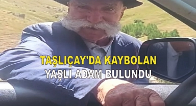 (Videolu Haber) Taşlıçay'da kaybolan yaşlı adam bulundu