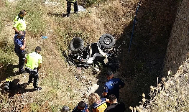 Yozgat’ta feci kaza! ATV can aldı! Yaşlı adam istinat duvarından menfeze düştü!