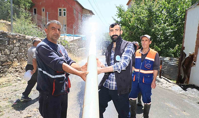 3 gün süren su arızası giderildi Hakkari'de