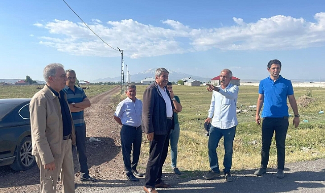 Abdulhalik Taşkın alt yapı çalışmalarını yerinde incelemelerde bulundu