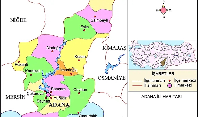 Adana'nın En Büyük ve En Küçük İlçeleri
