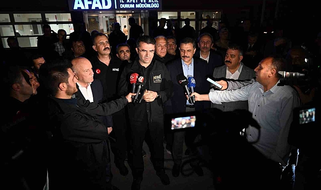AFAD Başkanı Okay Memiş: "111 iş makinesiyle tüm riskli dereleri ıslah edeceğiz"
