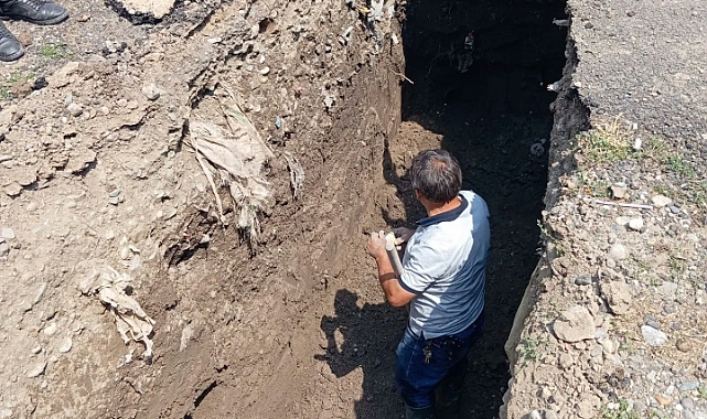 Ağrı Belediyesi Yeni İçme Suyu Hattı Çekti