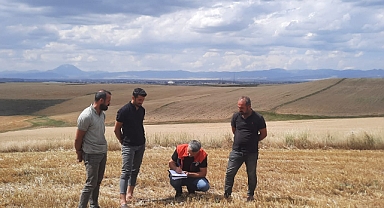 Ağrı’da Biçerdöver Hasat Kontrolleri Devam Ediyor