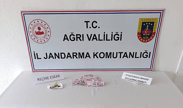 Ağrı’da uyuşturucu operasyonu