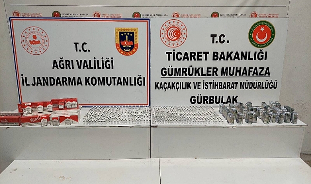 Ağrı'da uyuşturucu ve kaçakçılık operasyonu