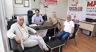 Ağrı Gazeteciler Cemiyeti Yönetiminden Gazetemize Ziyaret