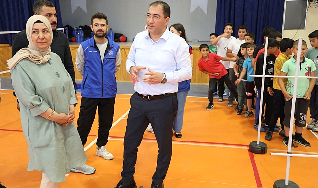 Ağrı İl Müdürü Çelebi, Yaz Spor Okullarını Ziyaret Etti