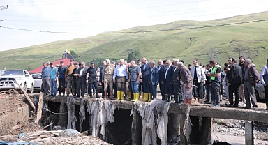 Ağrı Valisi Koç:"En kısa sürede yaralar sarılacak"