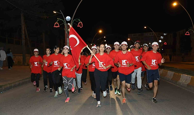 Ağrı'da "15 Temmuz Sancak Koşusu" düzenlendi