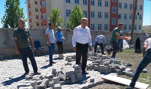 Ağrının Diyadin ilçesinde okullar eğitim öğretim dönemine hazırlanıyor