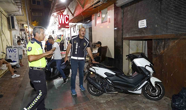 Alanya’da zabıta ve emniyet ekiplerinden ortak denetim